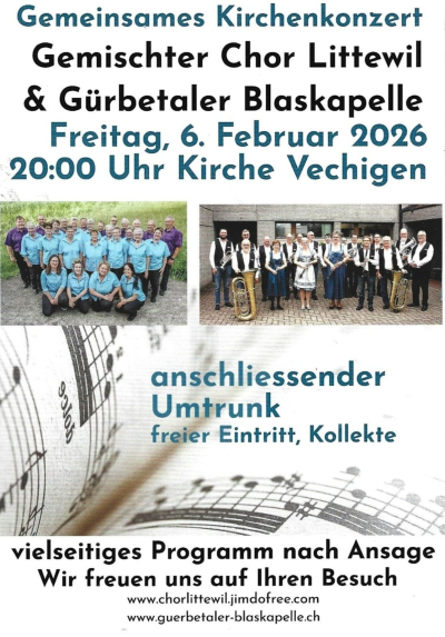 Gemeinsames Kirchenkonzert Gemeinsames Kirchenkonzert